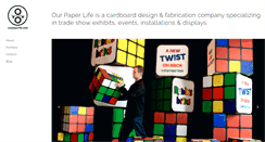 Desktop Screenshot of ourpaperlife.com